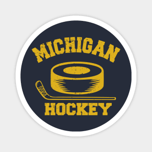 Michigan Hockey Magnet